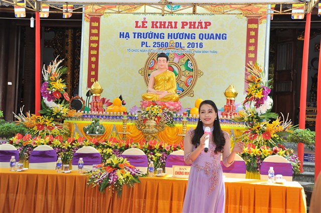 Thanh Hóa: Lễ khai pháp tại hạ trường Hương Quang