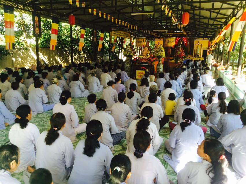 Khánh Hòa: Chùa Sắc tứ Minh Thiện tổ chức khóa tu Niệm Phật Một Ngày An Lạc