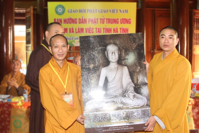 Ban Hướng dẫn Phật tử Trung ương thăm và làm việc tại Hà Tĩnh