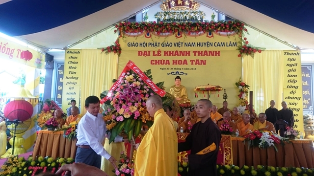 Khánh Hòa: Lễ Khánh thành chùa Hòa Tân (Cam Lâm)