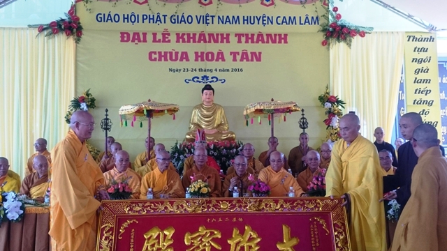 Khánh Hòa: Lễ Khánh thành chùa Hòa Tân (Cam Lâm)