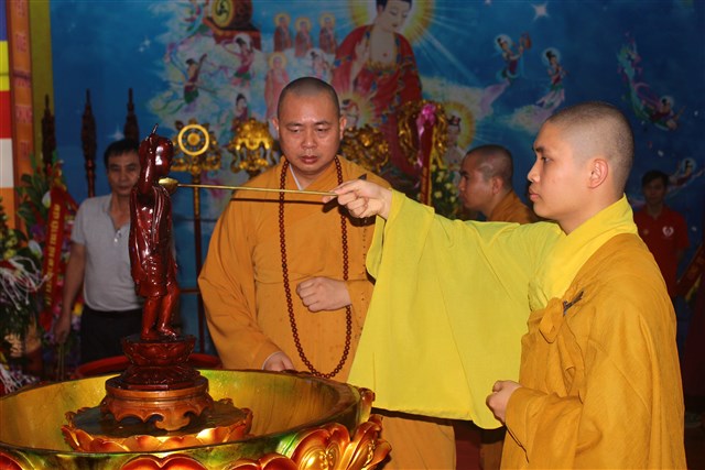 Chùm ảnh: Trang nghiêm tắm Phật tại chùa Thanh Hà