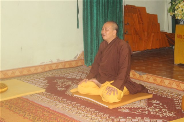 Thanh Hóa: ĐĐ. Thích Trúc Thông Tánh hướng dẫn phương pháp tọa thiền
