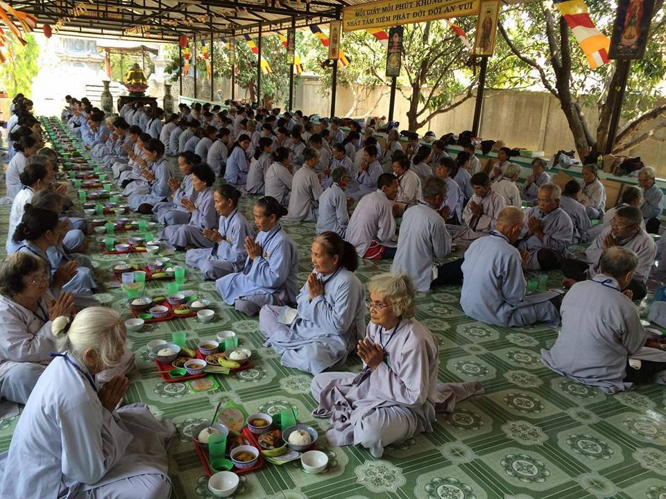 Khánh Hòa: Chùa Sắc tứ Minh Thiện tổ chức khóa tu Niệm Phật Một Ngày An Lạc