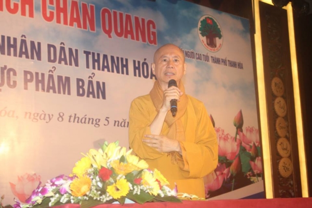 Thanh Hóa: TT. Thích Chân Quang thuyết giảng chủ đề &quot;Đạo đức trong ăn uống&quot;