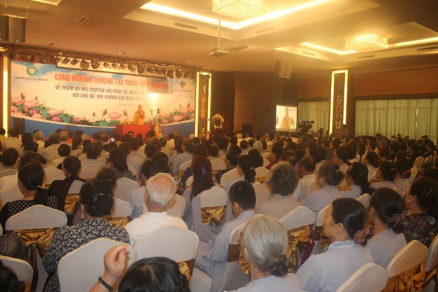 Thanh Hóa: TT. Thích Chân Quang thuyết giảng chủ đề &quot;Đạo đức trong ăn uống&quot;