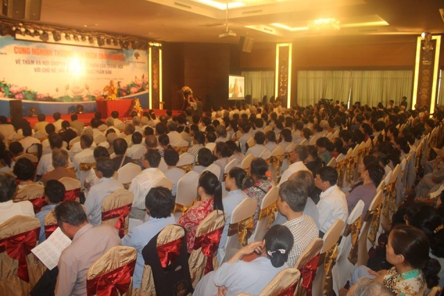 Thanh Hóa: TT. Thích Chân Quang thuyết giảng chủ đề &quot;Đạo đức trong ăn uống&quot;
