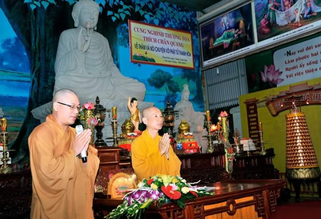 Thanh Hóa: TT. Thích Chân Quang thuyết giảng tại chùa Thanh Hà