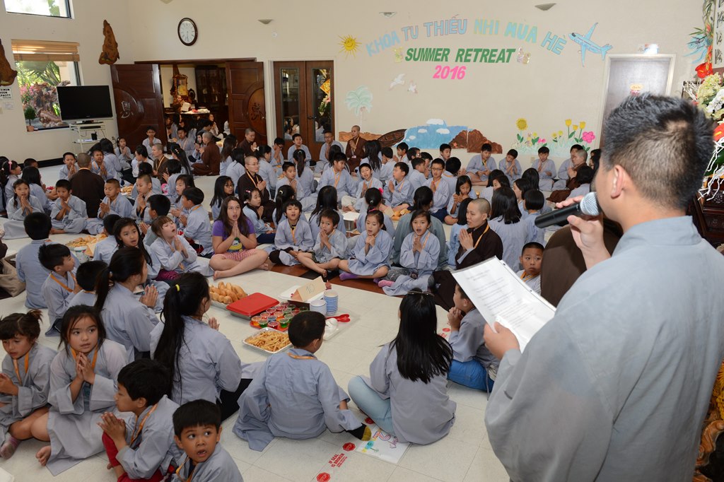 Hoa Kỳ : Chùa Đức Viên San Jose tổ chức khóa tu thiếu nhi mùa hè 2016