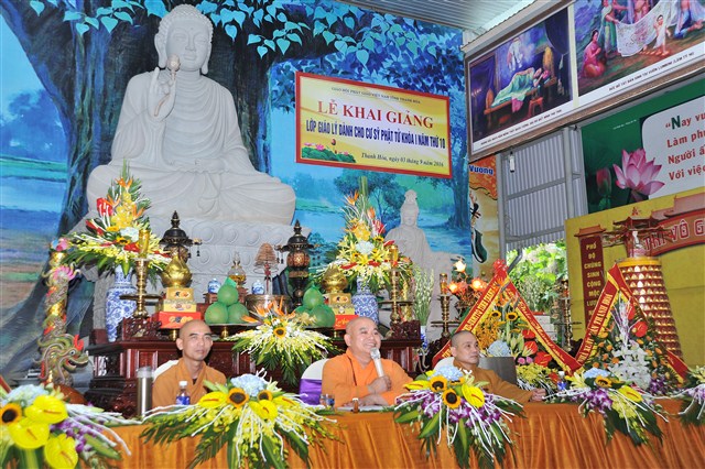 Thanh Hóa: Chùa Thanh Hà khai giảng lớp giáo lý dành cho Phật tử