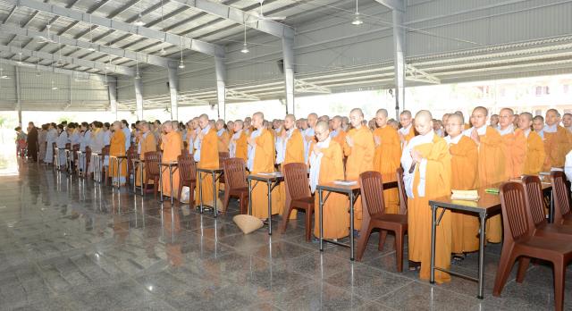 Hòa thượng Thích Trí Quảng thuyết giảng tại Học viện Phật giáo Việt Nam tại TP. HCM