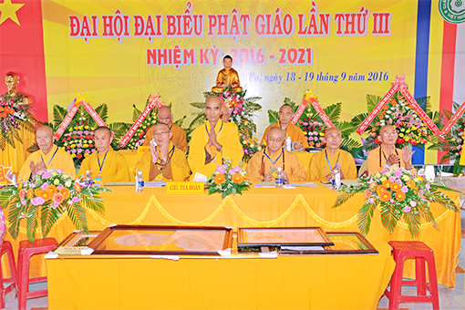 Gia Lai: Đại Hội Đại Biểu Phật giáo Huyện Đăkpơ lần thứ 3, nhiệm k ỳ 2016-2021