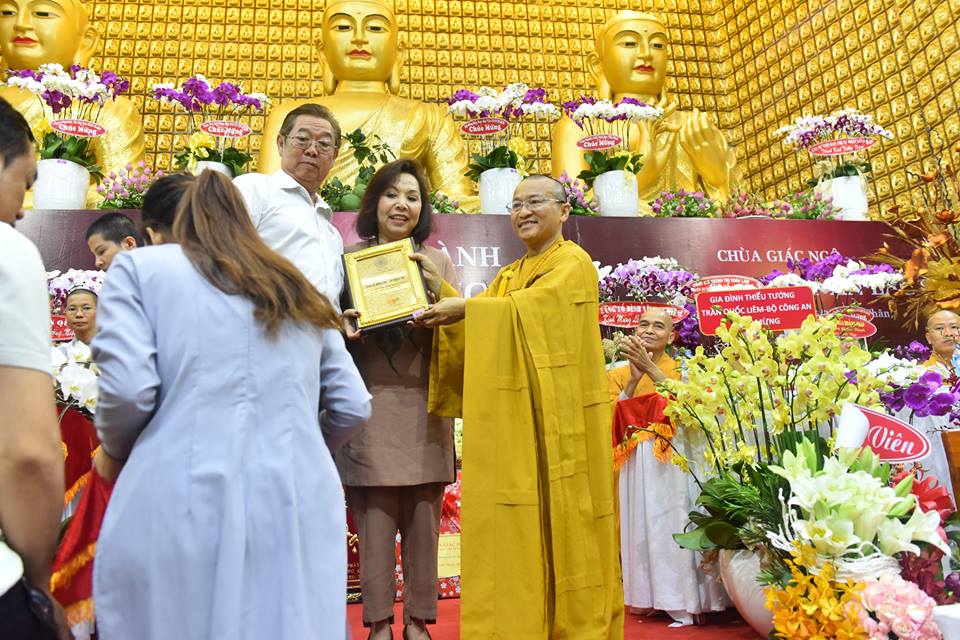 Báo cáo quá trình trùng tu Chùa Giác Ngộ nhân lễ khánh thành Chùa và kỷ niệm 24 năm ngày viên tịch của HT. Thích Thiện Huệ
