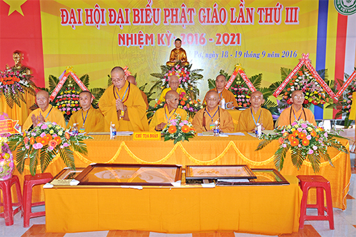 Gia Lai: Đại Hội Đại Biểu Phật giáo Huyện Đăkpơ lần thứ 3, nhiệm k ỳ 2016-2021