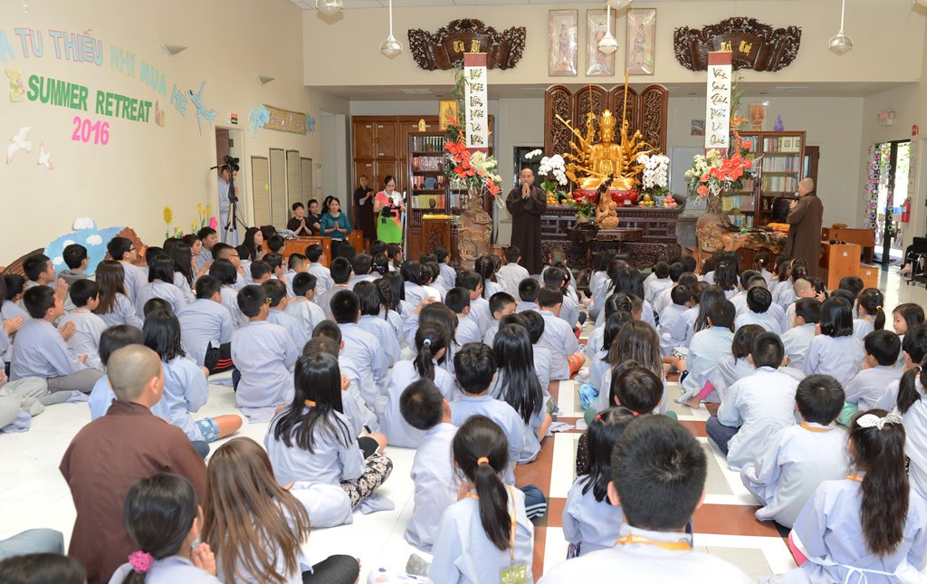 Hoa Kỳ : Chùa Đức Viên San Jose tổ chức khóa tu thiếu nhi mùa hè 2016