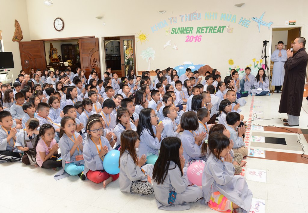Hoa Kỳ : Chùa Đức Viên San Jose tổ chức khóa tu thiếu nhi mùa hè 2016