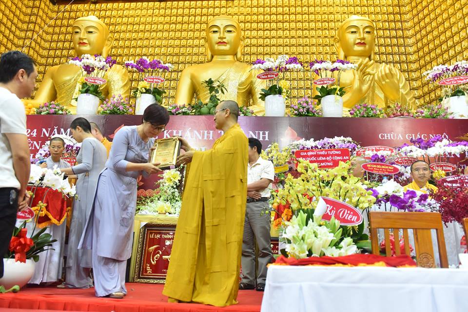 Báo cáo quá trình trùng tu Chùa Giác Ngộ nhân lễ khánh thành Chùa và kỷ niệm 24 năm ngày viên tịch của HT. Thích Thiện Huệ