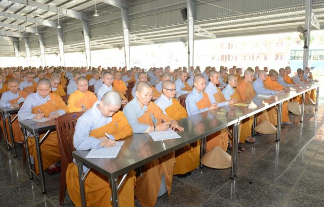Hòa thượng Thích Trí Quảng thuyết giảng tại Học viện Phật giáo Việt Nam tại TP. HCM