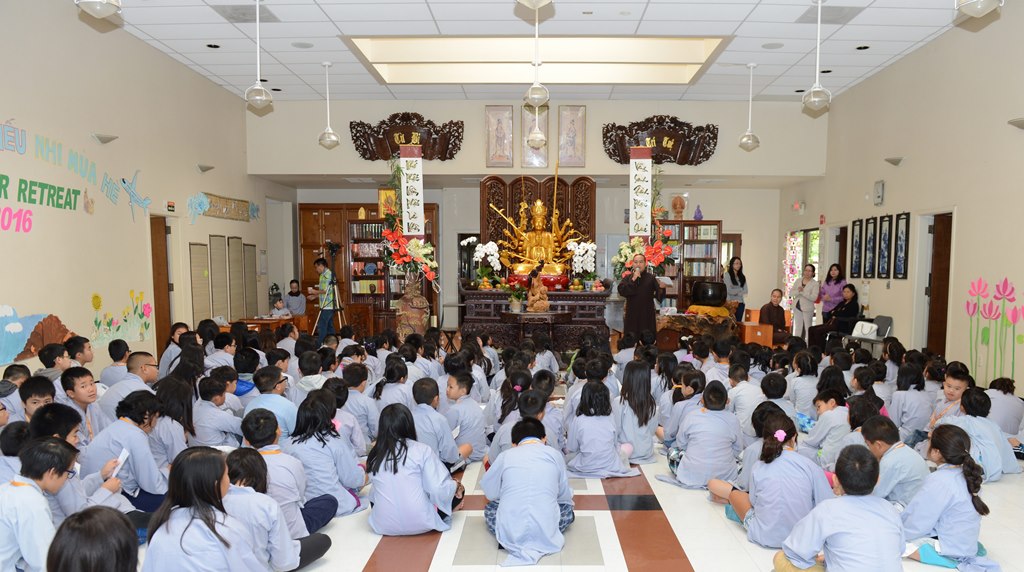Hoa Kỳ : Chùa Đức Viên San Jose tổ chức khóa tu thiếu nhi mùa hè 2016