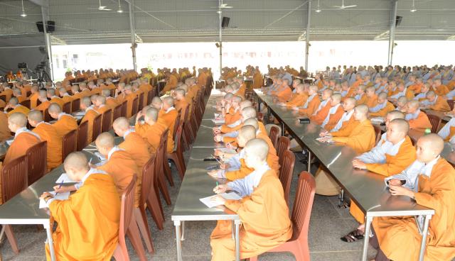 Hòa thượng Thích Trí Quảng thuyết giảng tại Học viện Phật giáo Việt Nam tại TP. HCM