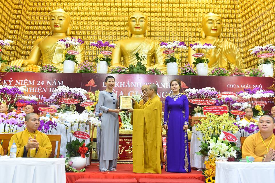 Báo cáo quá trình trùng tu Chùa Giác Ngộ nhân lễ khánh thành Chùa và kỷ niệm 24 năm ngày viên tịch của HT. Thích Thiện Huệ