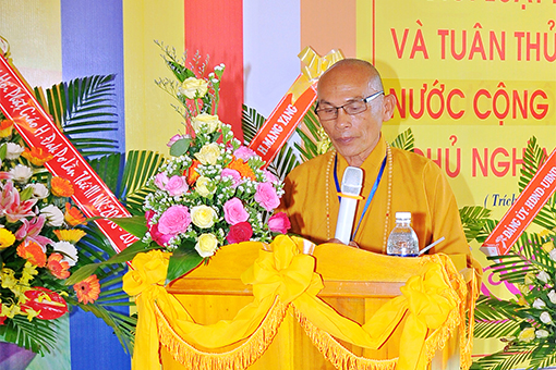 Gia Lai: Đại Hội Đại Biểu Phật giáo Huyện Đăkpơ lần thứ 3, nhiệm k ỳ 2016-2021