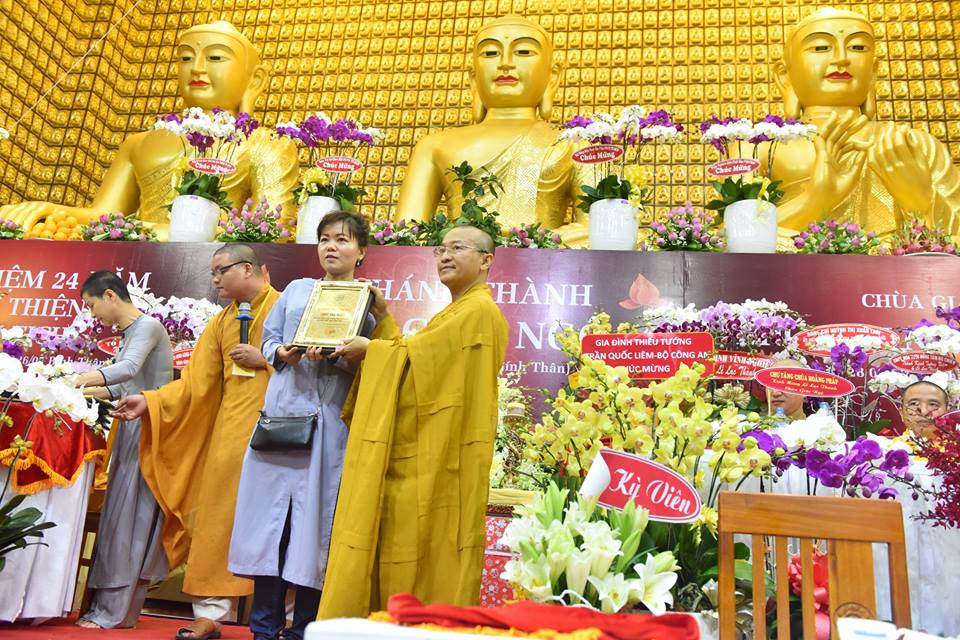 Báo cáo quá trình trùng tu Chùa Giác Ngộ nhân lễ khánh thành Chùa và kỷ niệm 24 năm ngày viên tịch của HT. Thích Thiện Huệ