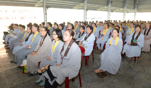 Hòa thượng Thích Trí Quảng thuyết giảng tại Học viện Phật giáo Việt Nam tại TP. HCM