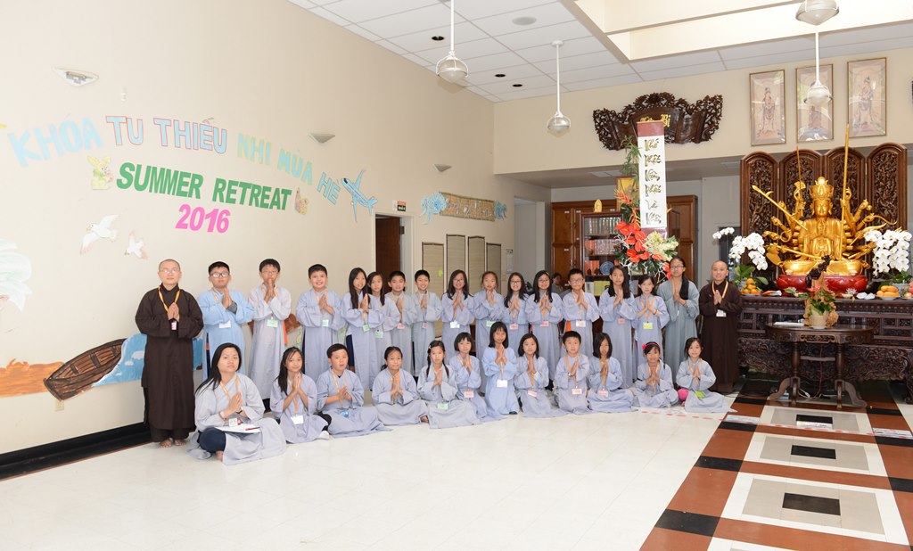 Hoa Kỳ : Chùa Đức Viên San Jose tổ chức khóa tu thiếu nhi mùa hè 2016
