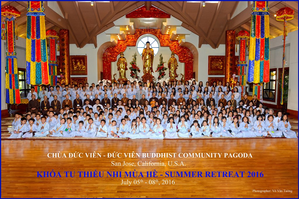 Hoa Kỳ : Chùa Đức Viên San Jose tổ chức khóa tu thiếu nhi mùa hè 2016