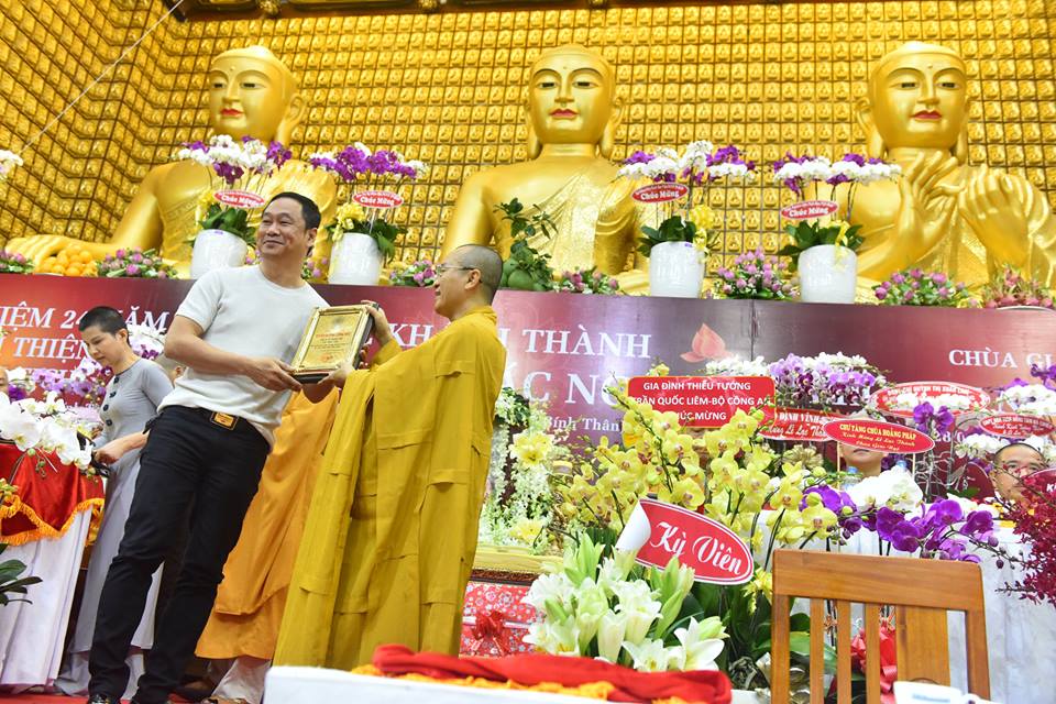 Báo cáo quá trình trùng tu Chùa Giác Ngộ nhân lễ khánh thành Chùa và kỷ niệm 24 năm ngày viên tịch của HT. Thích Thiện Huệ