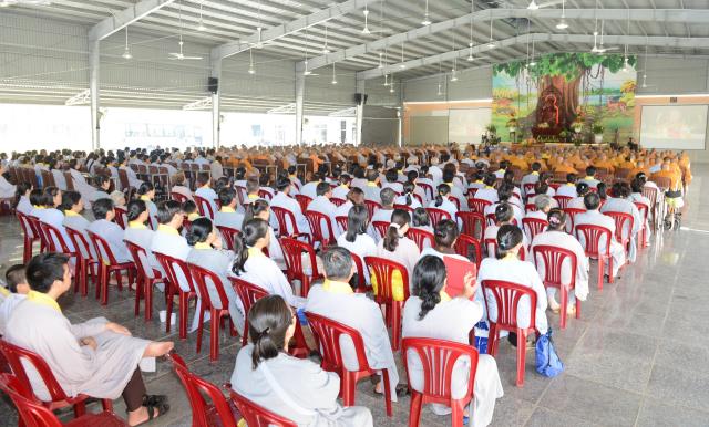 Hòa thượng Thích Trí Quảng thuyết giảng tại Học viện Phật giáo Việt Nam tại TP. HCM