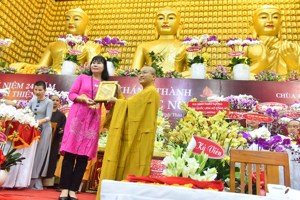 Báo cáo quá trình trùng tu Chùa Giác Ngộ nhân lễ khánh thành Chùa và kỷ niệm 24 năm ngày viên tịch của HT. Thích Thiện Huệ