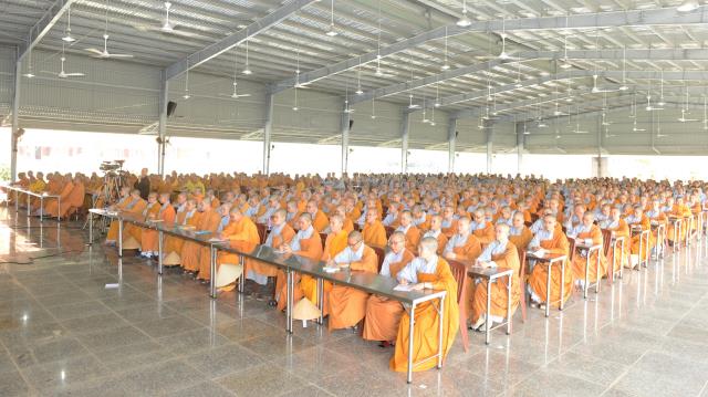 Hòa thượng Thích Trí Quảng thuyết giảng tại Học viện Phật giáo Việt Nam tại TP. HCM
