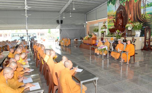 Hòa thượng Thích Trí Quảng thuyết giảng tại Học viện Phật giáo Việt Nam tại TP. HCM