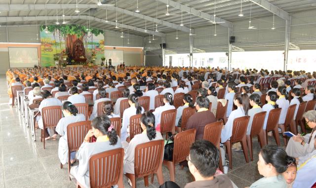 Hòa thượng Thích Trí Quảng thuyết giảng tại Học viện Phật giáo Việt Nam tại TP. HCM