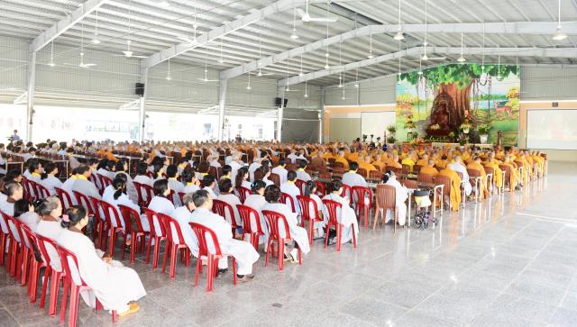 Hòa thượng Thích Trí Quảng thuyết giảng tại Học viện Phật giáo Việt Nam tại TP. HCM