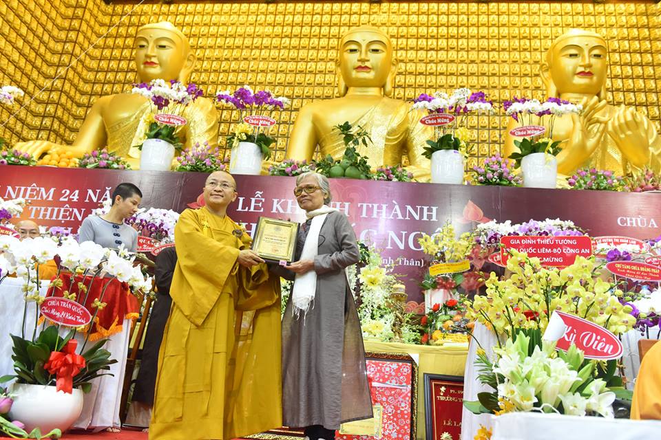 Báo cáo quá trình trùng tu Chùa Giác Ngộ nhân lễ khánh thành Chùa và kỷ niệm 24 năm ngày viên tịch của HT. Thích Thiện Huệ