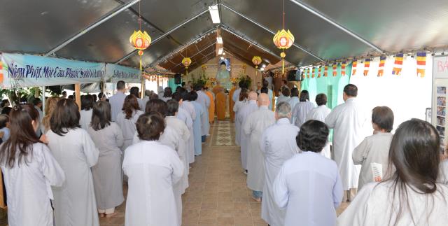Tu viện Huyền Không,San Jose (Hoa Kỳ) tổ chức Đại lễ Vu lan năm 2016
