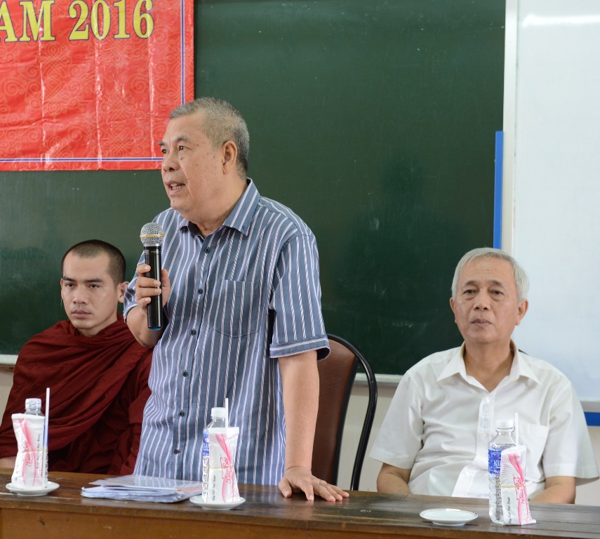 Lễ phát học bổng năm học 2016 - 2017 cho sinh viên khoa Pali