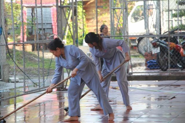 Thái Bình: Công tác chuẩn bị Đại lễ Vu Lan tại chùa Từ Xuyên
