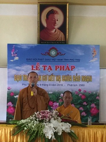 Phú Thọ: Lễ Tạ Pháp Bạch Văn Tự Tứ An Cư Kiết Hạ PL.2560 - DL.2016