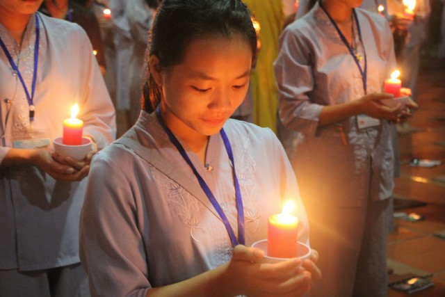 Thái Bình: Nhiều cảm xúc trong ngày tu thứ hai tại chùa Từ Xuyên