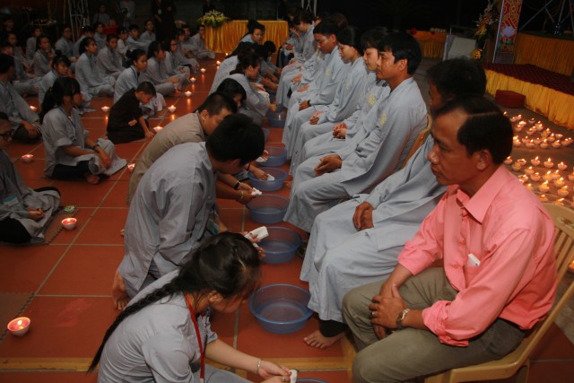 Thái Bình: Nhiều cảm xúc trong ngày tu thứ hai tại chùa Từ Xuyên