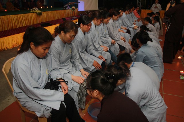 Thái Bình: Nhiều cảm xúc trong ngày tu thứ hai tại chùa Từ Xuyên