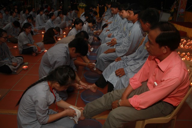 Thái Bình: Nhiều cảm xúc trong ngày tu thứ hai tại chùa Từ Xuyên