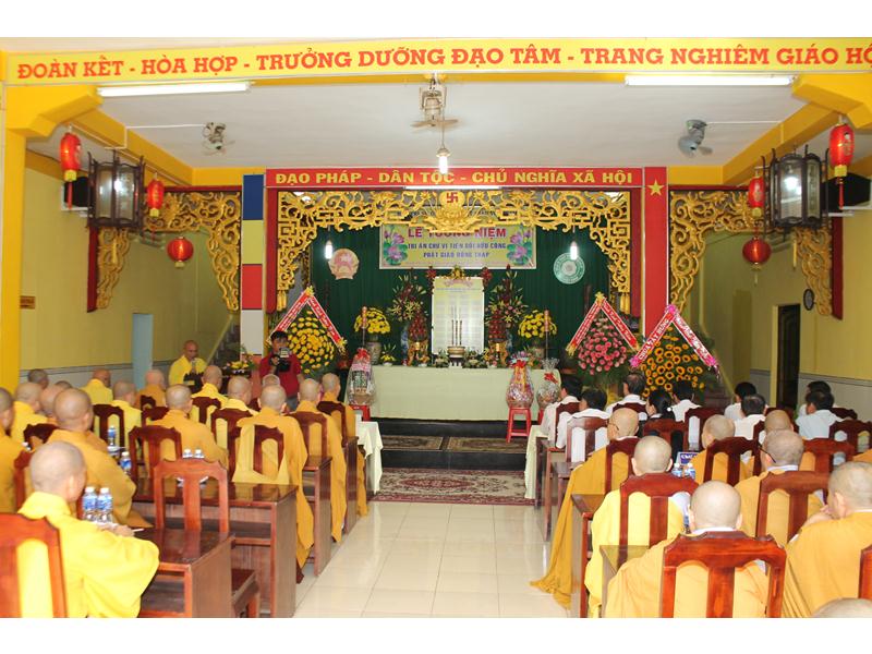 Đồng Tháp: Lễ Tưởng Niệm Tri Ân Chư Tiền Bối Hữu Công Phật Giáo Đồng Tháp