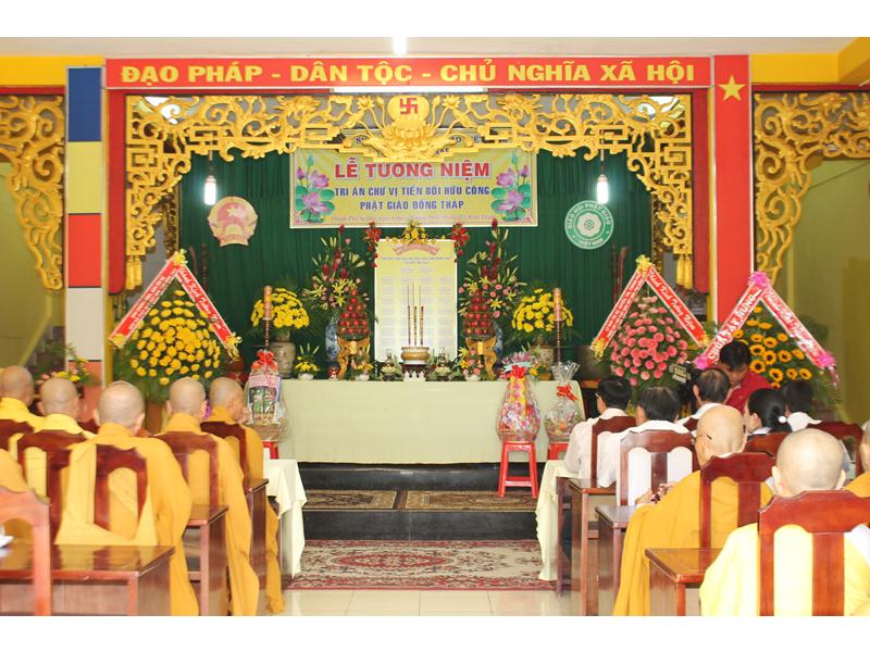 Đồng Tháp: Lễ Tưởng Niệm Tri Ân Chư Tiền Bối Hữu Công Phật Giáo Đồng Tháp