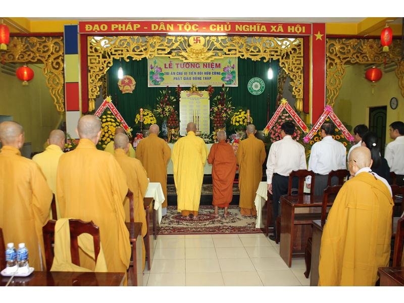 Đồng Tháp: Lễ Tưởng Niệm Tri Ân Chư Tiền Bối Hữu Công Phật Giáo Đồng Tháp