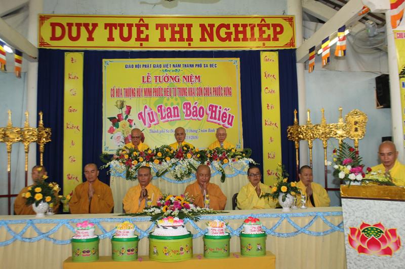 Sa Đéc: Lễ Húy Kỵ Hòa Thượng Khai Sơn và Vu Lan Báo Hiếu Chùa Phước Hưng.